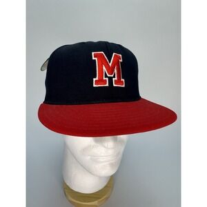 NWT Ole Miss Rebels Vtg 90's Pro Line NCAA Fitted Sports Hat Baseball Cap 7 1/4‎